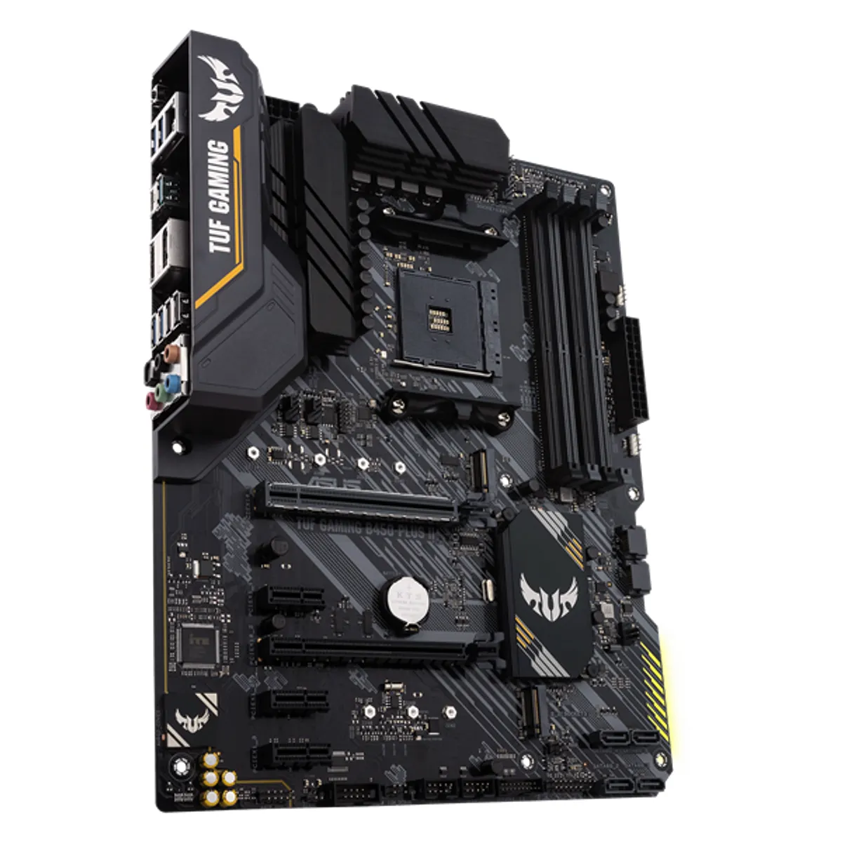 ASUS PCC TUF GAMING B450-PLUS II ATX AM4 DDR4 128GB 2666MHz 4x DIMM 6 SATA HDMI DP M.2 RAID LAN 1000 Mbps 8x USB 3.1 7.1 #1
