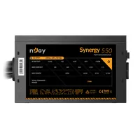 NJOY PSAT1065A20CSCZ01B Synergy 650W 80 Plus White Aktív PFC ATX 150x150x86 120 mm ventilátor Lapos kábelezés 2x PCIe 6-2 5x SATA 3x PATA OVP UVP SCP OPP #2