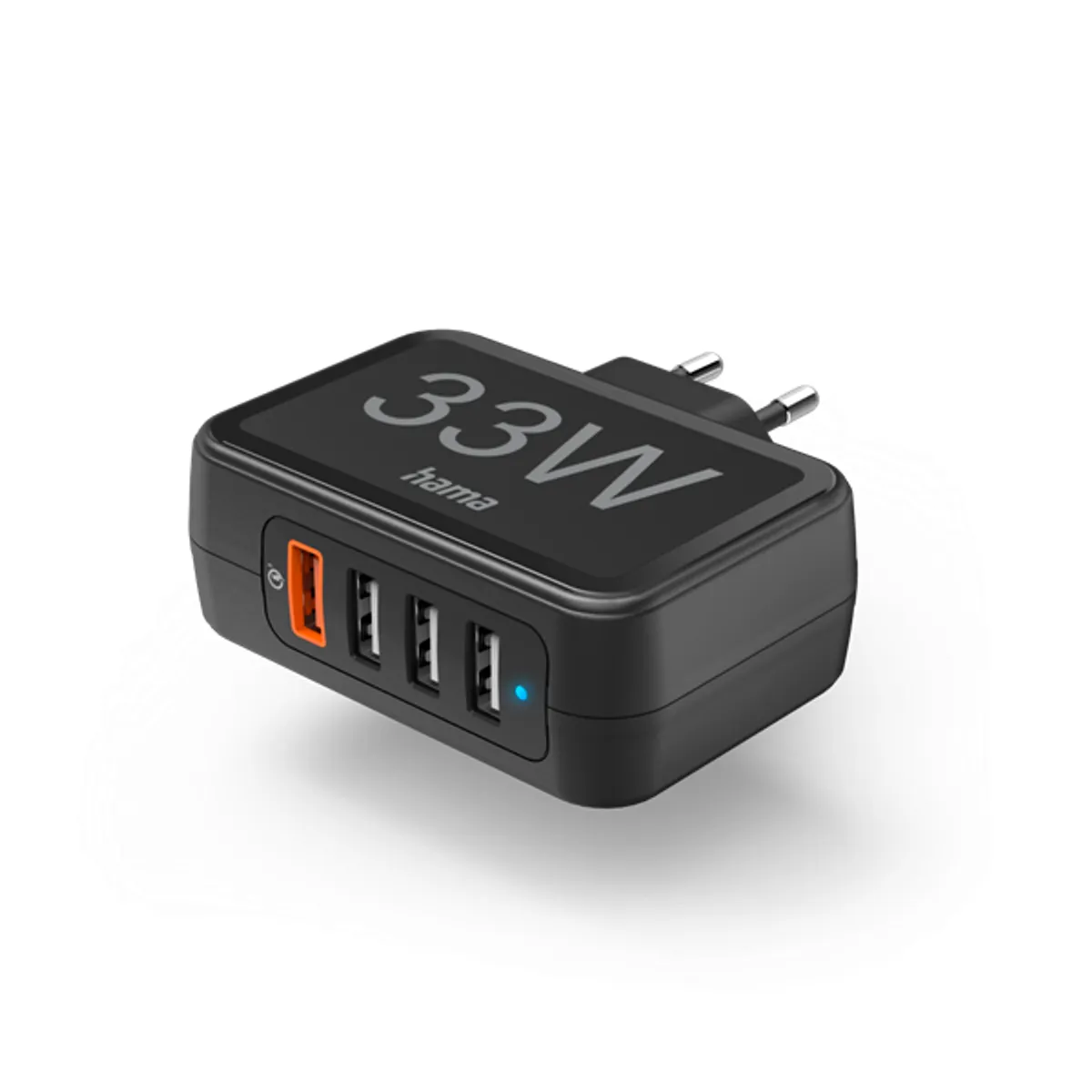 Hama 00201629 hálózati töltő 4-port PD QC 33W 1xQC3.0 3xUSB-A #1