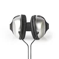 Nedis HPWD1200BK fejhallgató 40 mm neodímium, 2,7 m kábel, teljes fülfedő, aranyozott dugaszok #4