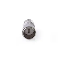Nedis CSGP41956ME Műholdas és antenna adapter 10 db F férfi gyors, F nő, 75 Ohm, egyenes, nikkelezett, fém #3