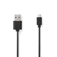 NEDIS CCGL60501BK10 Usb micro-B kábel 1 m Usb 2.0 480 Mbps #2