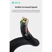 DEVIA ST108035 Gracious v2 2.4A 1m USB Lightning adat- és töltőkábel #6