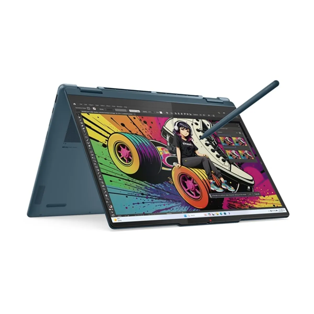 LENOVO-IDEA 83JR002HHV IdeaPad Flex 5 14" Fényes érintőképernyő 1920x1200 Ryzen AI 5 340, 16GB LPDDR5X, 512GB SSD, Radeon 840M, 70Wh, USB-C 2, kék #1