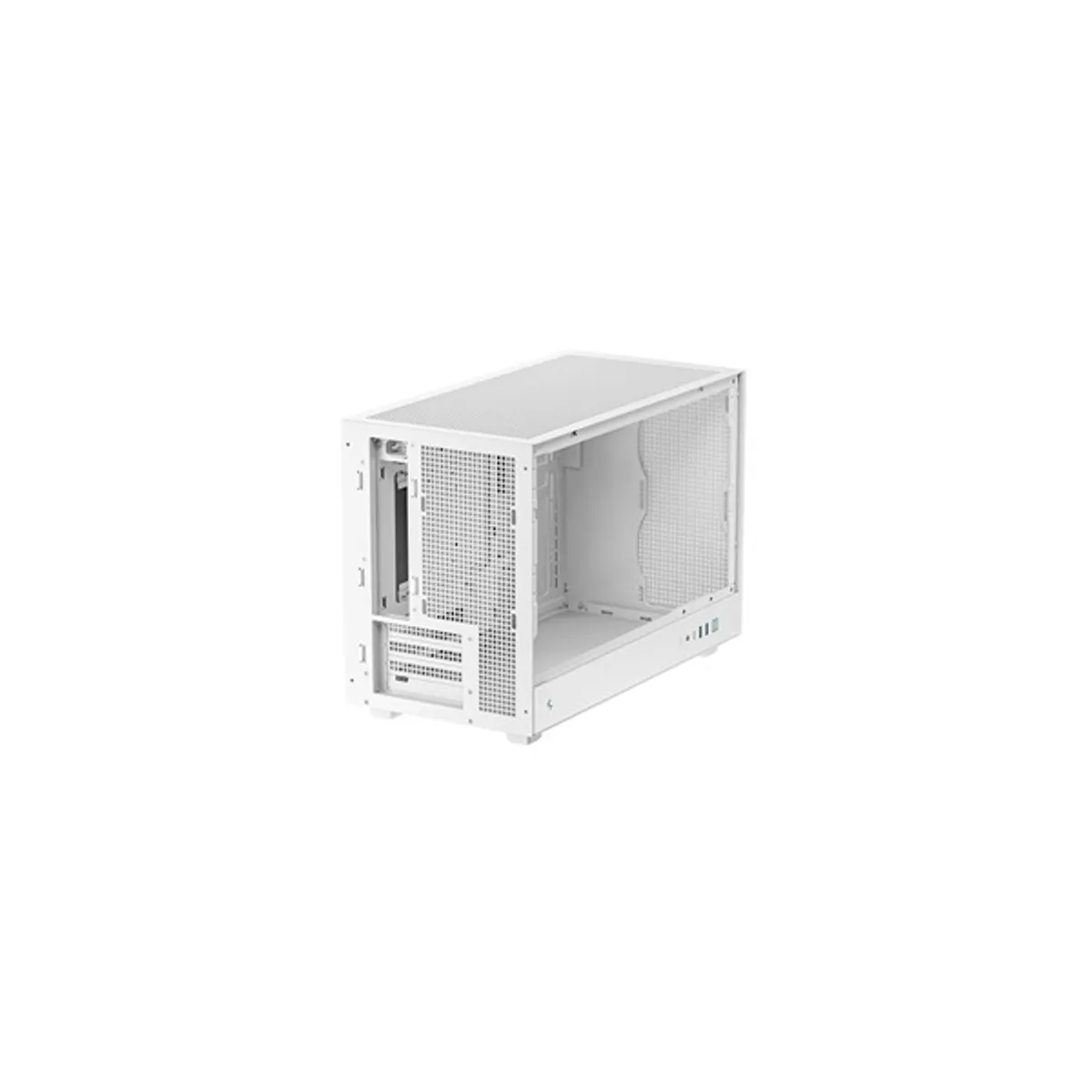 DeepCool R-CH260-WHNGM0-G-1 CH260 WH Micro-ATX üvegfalú táp nélküli fehér #2