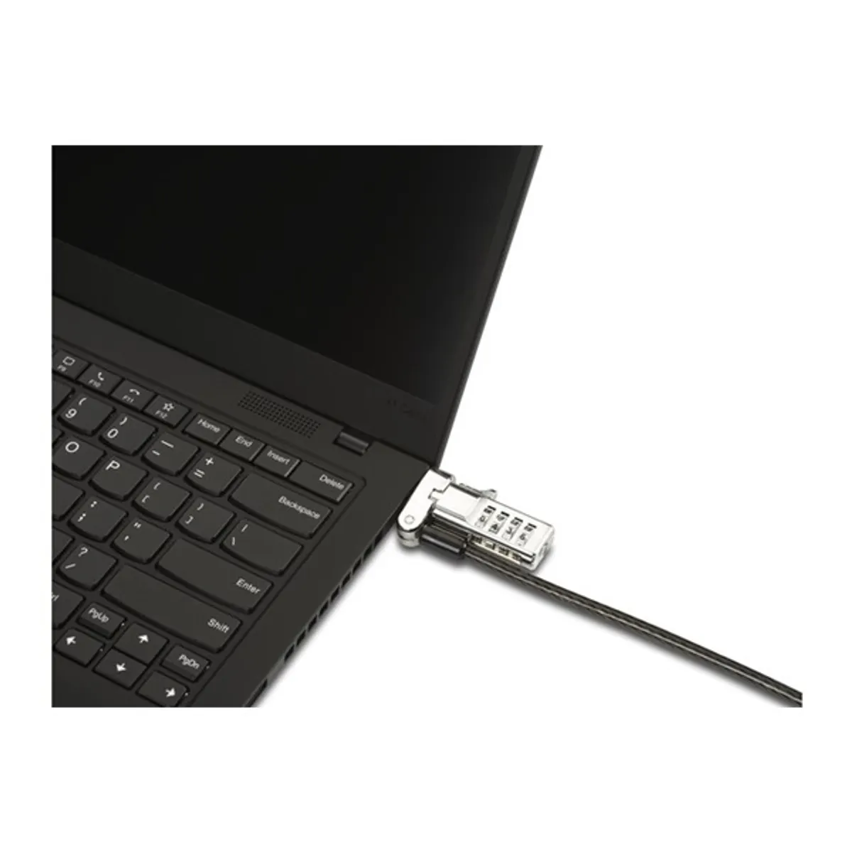 Kensington K62316WW Universal 3 az 1-ben kombinációs laptopzár visszaállítható 4 számjegyű, 10 000 kombináció, 1,8 m szénacél kábel #6