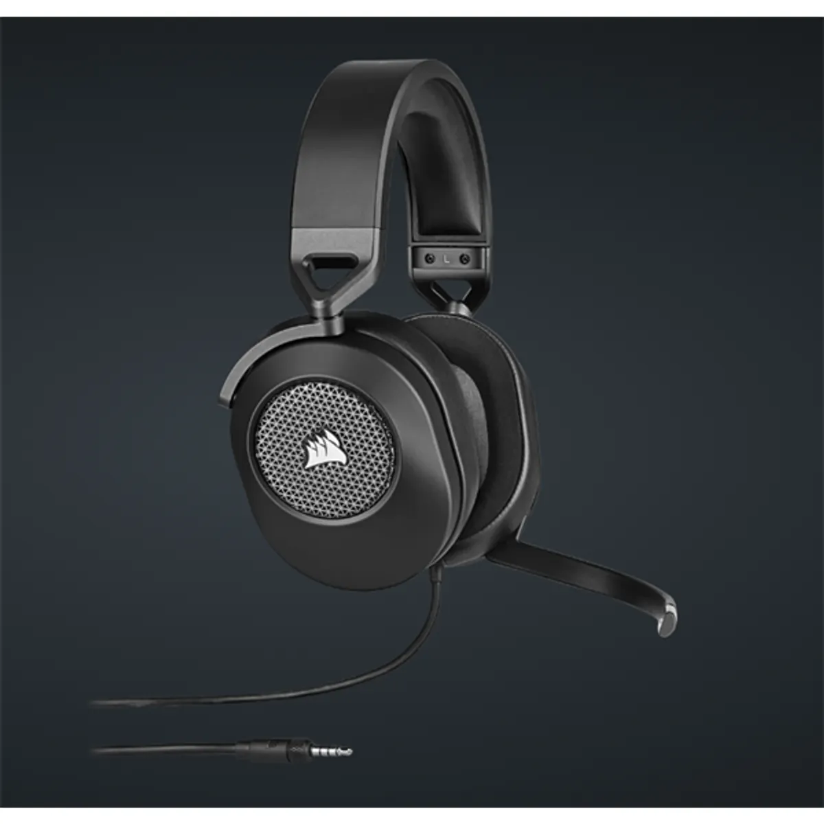 CORSAIR CA-9011270-EU HS65 Surround 50 mm meghajtók, Dolby Audio 7.1, USB adapter, iCUE SoundID, 3,5mm csatlakozás #1