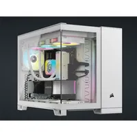 CORSAIR CC-9011266-WW 2500X Micro-ATX edzett üveg fehér