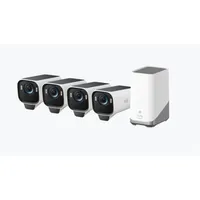 Anker T88943W1 eufyCam S3 Pro 4K rendszer HomeBase S380 vezérlővel napelemes, 16GB EMMC, AI arcfelismerés Face Human Vehicle Pet radar és PIR 135° #1