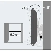 Techly ICA-PLB 131L falitartó 600x400mm VESA #5