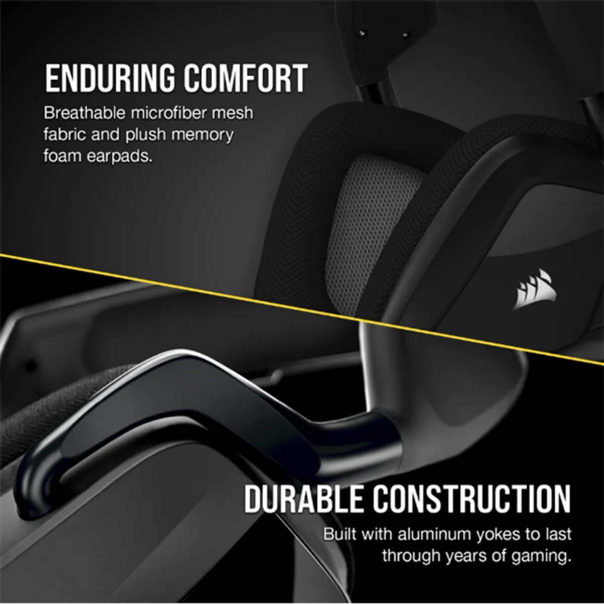 CORSAIR CA-9011201-EU Void Elite Wireless Surround fekete mikrofon igen RGB 7.1 #4