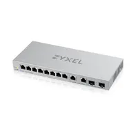 ZYXEL XGS1210-12-ZZ0102F XGS1210-12 8x GbE RJ-45, 2x 2,5GbE RJ-45, 2x SFP+, Web menedzselt, 66 Gbps