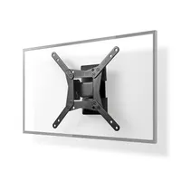 Nedis TVWM11BK dönthető és forgatható fali konzol 10"-32" méret 30 kg VESA 75x75 100x100 200x100 200x200 döntés 15 fok forgás 140 fok #6