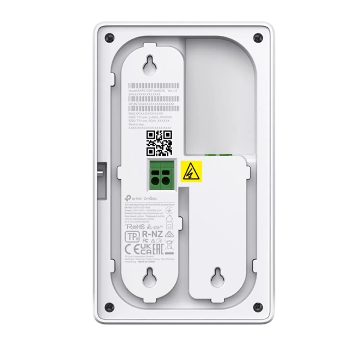 TP-LINK EAP625GP-WALL Omada AX1800 falra szerelhető GPON Wi-Fi 6 hozzáférési pont #3