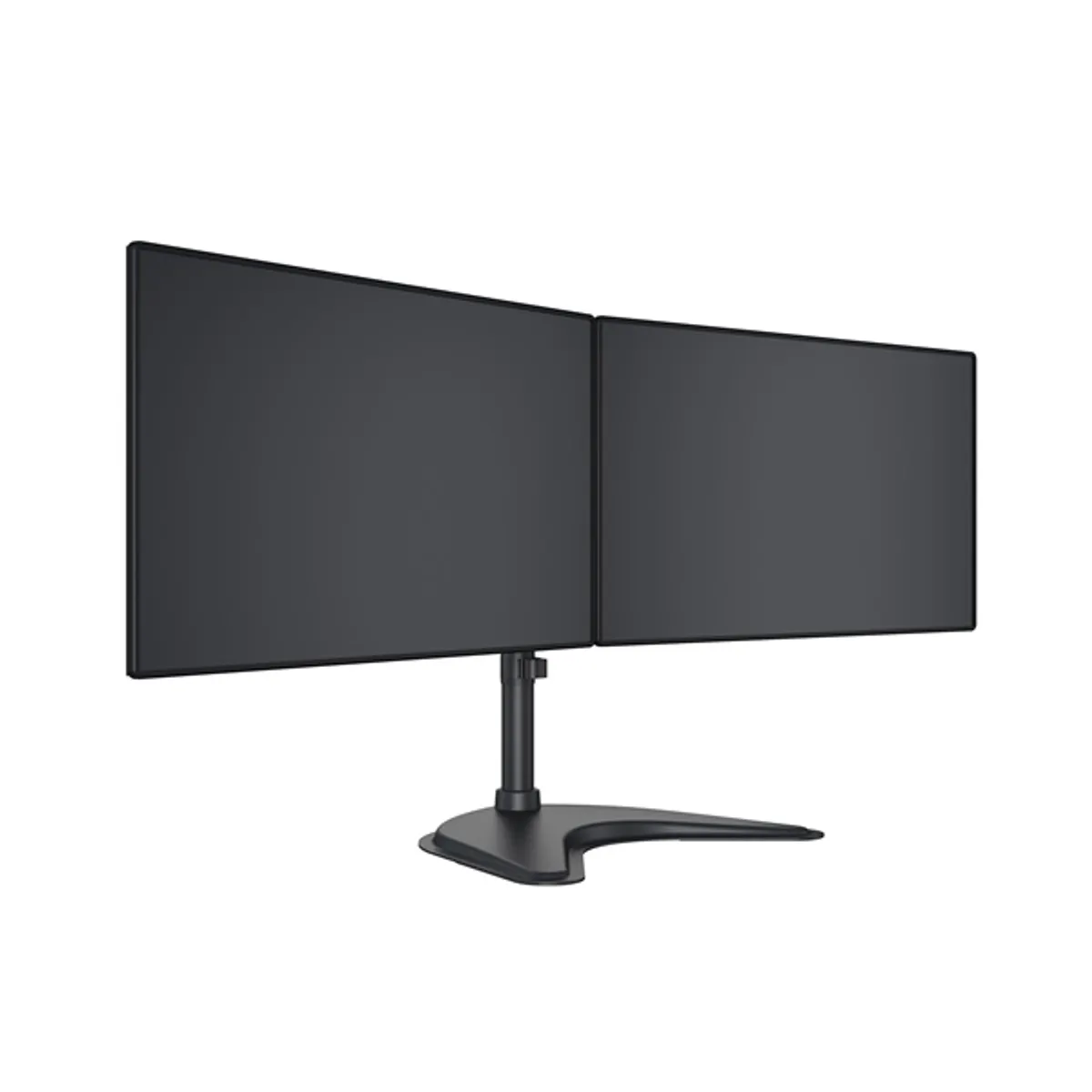 MULTIBRACKETS 7350073733330 M Deskstand Basic Dual 15-27" fekete 75x75 100x100 mm, 8 kg, magasság 100-450 mm, tilt 45 fok, forgó 360 fok #8