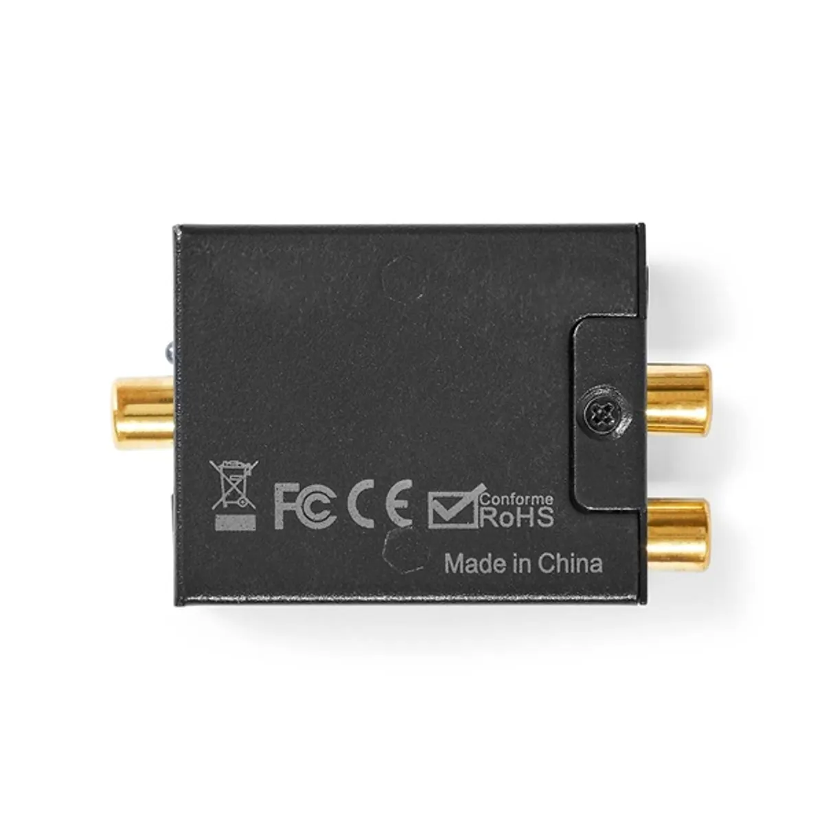 Nedis ACON2510BK digitális audiokonverter TosLink bemenet RCA digitális bemenet 3,5 mm kimenet 2x RCA kimenet integrált erősítő 24 bit 96 kHz #6