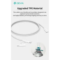 Devia ST121485 Smart Series 60W 27W PD Type-C Type-C Lightning 1,2m fehér #9