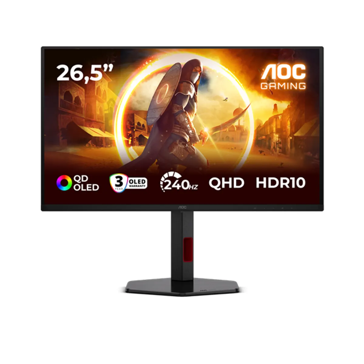 AOC Q27G4ZDR OLED gaming 26.5" 2560x1440 240Hz 0.03ms DisplayPort 2xHDMI 2xUSB-A 1xUSB-B #1