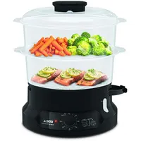 TEFAL VC139810 Minicompact ételpároló 800 W 6 L 2 tál BPA-mentes #2