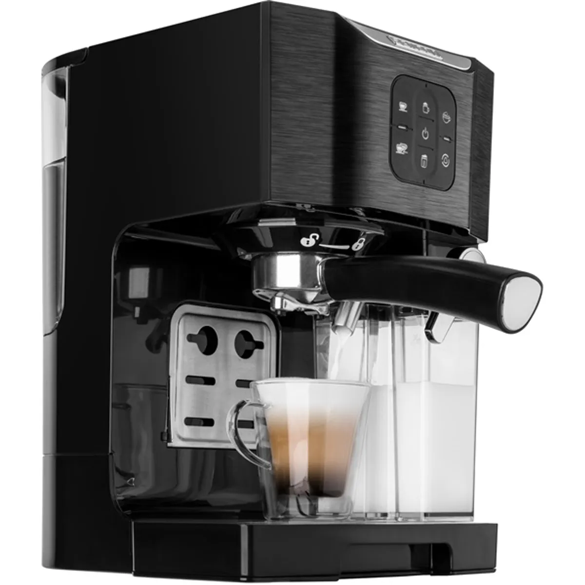 SENCOR SES 4040BK Kávéfőző karos 20 bar 1,4 L őrölt kávéval használható #4
