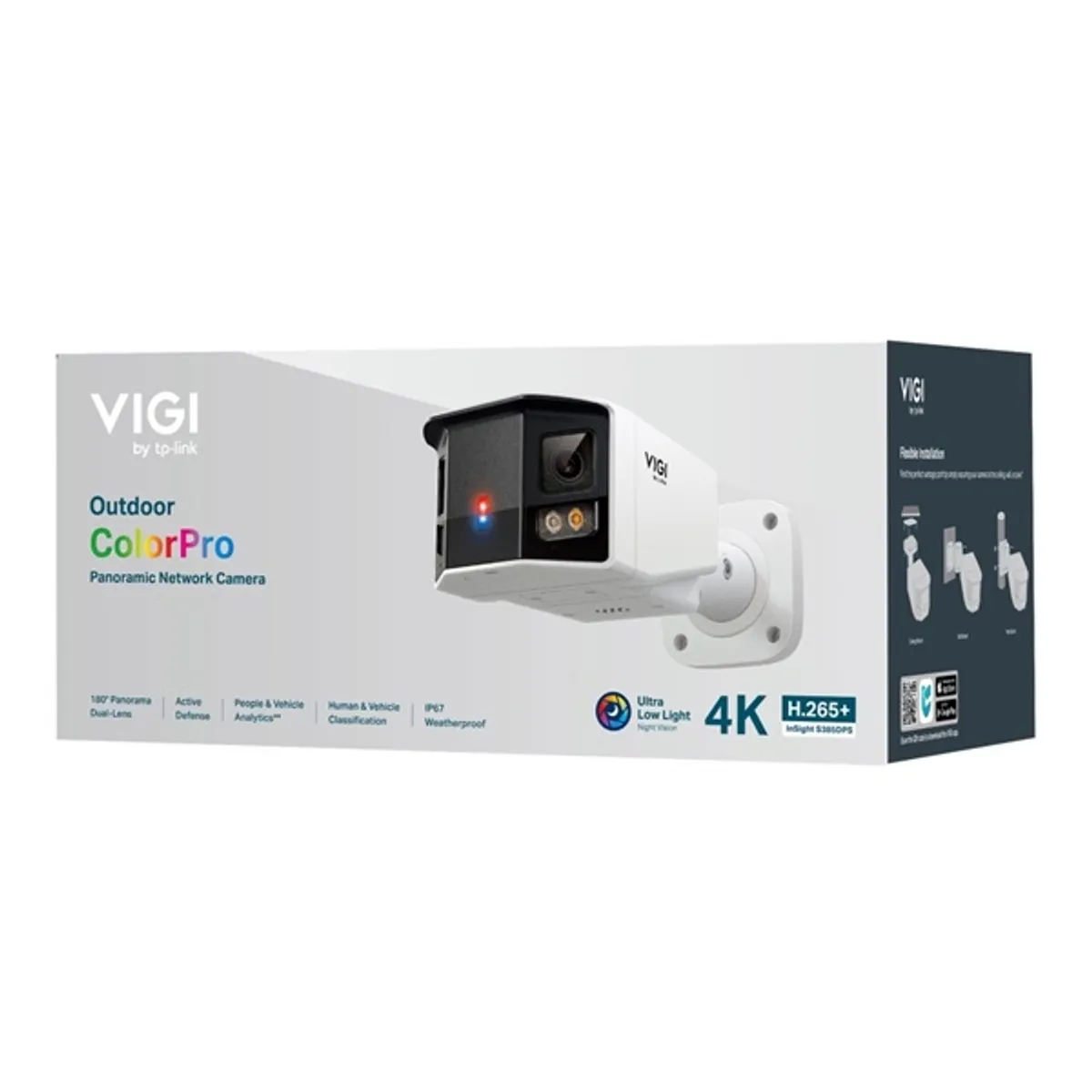 TP-LINK INSIGHT S385DPS IP-kamera Panoráma kültéri 8MP 180 fokos FOV PoE microSDXC #2