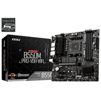 MSI PCC B550M PRO-VDH WIFI mATX AM4 DDR4 128GB 4400MHz M.2 6 db SATA PCIe 2 db HDMI DisplayPort LAN WiFi RAID