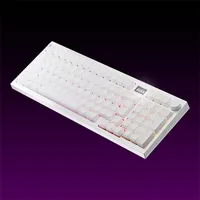 AVAX AVAX_GM03R_PRO_WHITE GM03 pro 98% Hun fehér Gateron Red Tri Mode Gasket mount 1.14" TFT