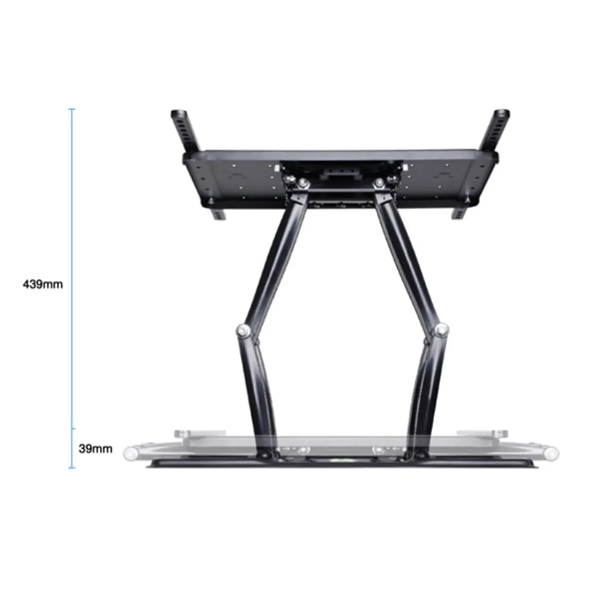 Multibrackets 7350022734227 M VESA Super Slim Tilt and Turn Plus Dönthető Forgatható Fali rögzítés VESA 100x100-400x400 26-55" Fekete #5