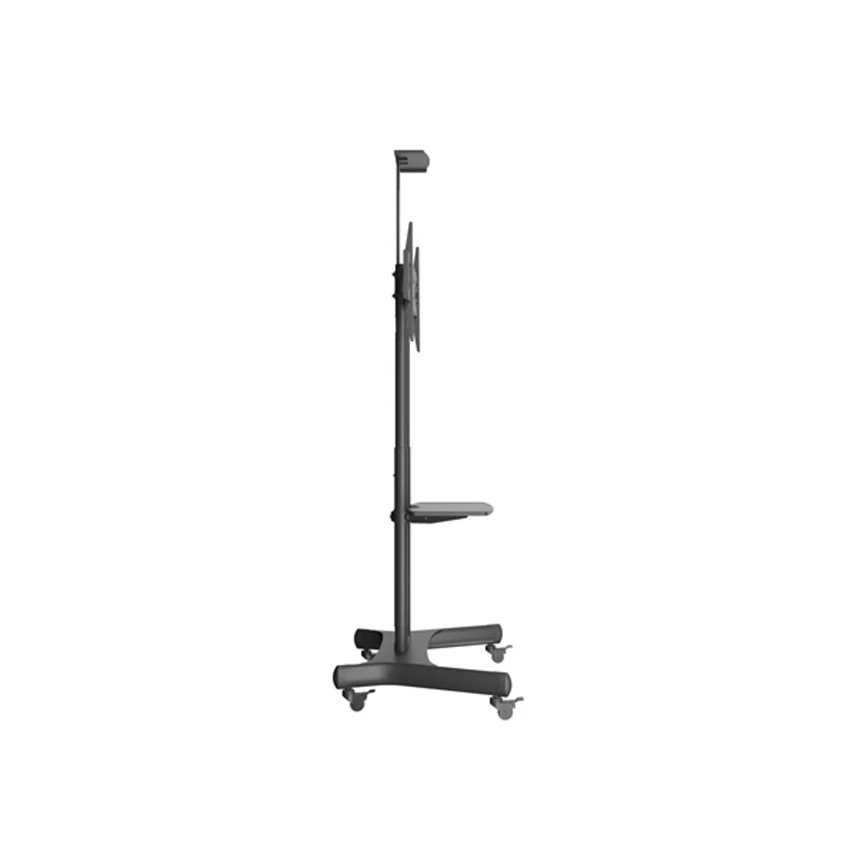 MULTIBRACKETS 7350073732319 M Public Floorstand Basic 150 32-60" max VESA 600x400 mm fekete 50 kg AV shelf és kamera tartó 4 db zárható kerék #5