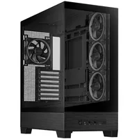 ASUS PER A31 PLUS BK TG ARGB pc ház 2 db 3.5" bővítőhely fekete táp nincs