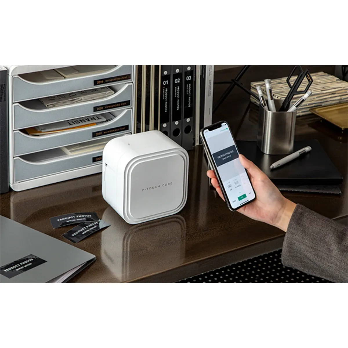 Brother PTP910BTZ1 P-touch Cube Pro 36 mm Bluetooth USB-C beépített akkumulátor #3