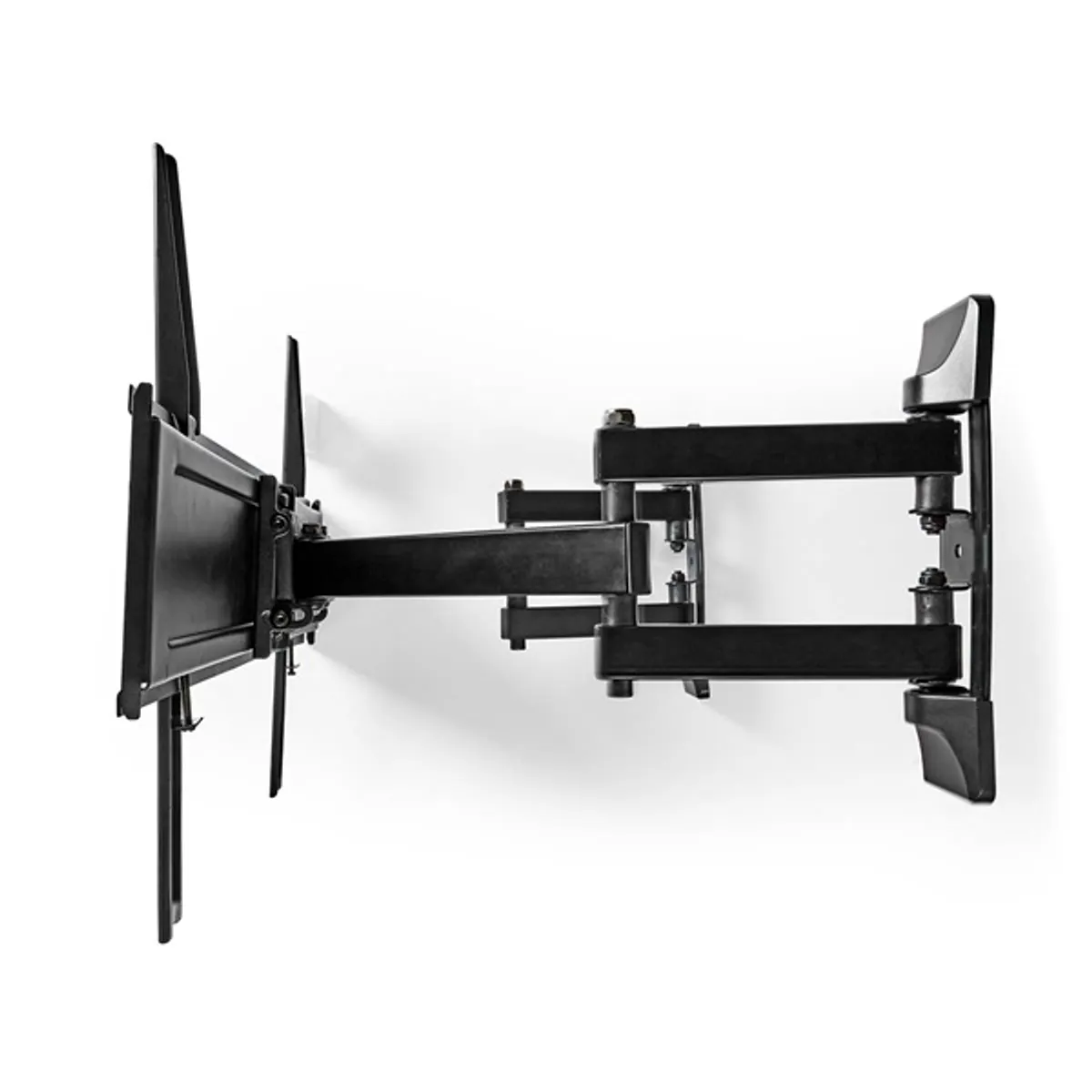 Nedis TVWM5350BK fali TV-tartókonzol 32"-70" forgatható 45 fok dőlés 5-15 fok közötti VESA 100x100 600x400 acél fekete #2