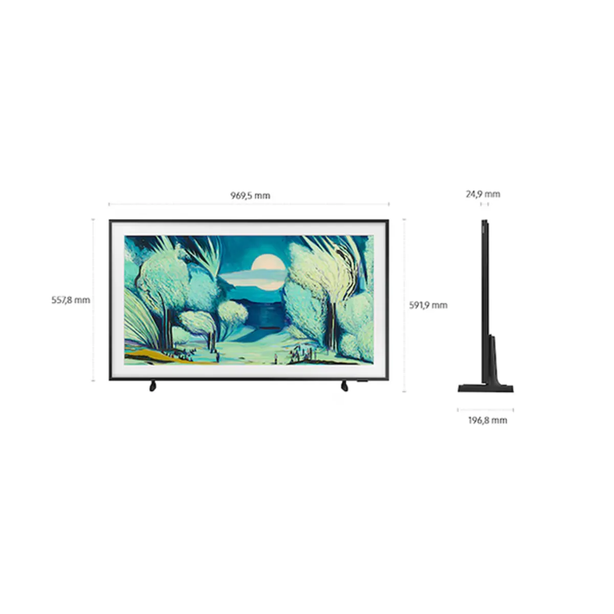 SMG TV QE43LS03FAUXXH OLED kijelző 43" UHD 3840x2160 50 Hz HDMI 4 Smart TV VESA 200x200 #10
