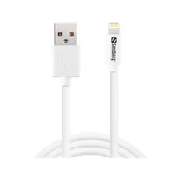SANDBERG 440-75 Töltőkábel USB-Lightning MFI 1m fehér