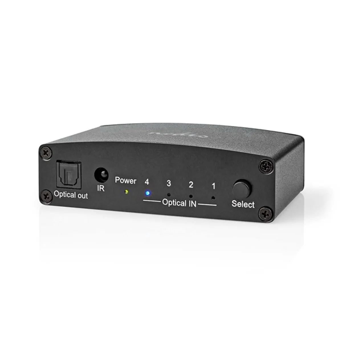 Nedis ASWI2514BK digitális audiokapcsoló fekete 4x Toslink #3