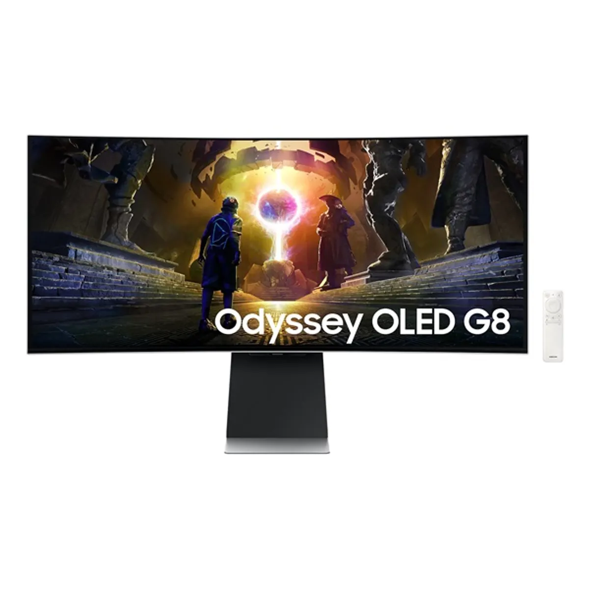 SMG MON LS34DG850SUXDU OLED 34" játékmonitor 3440x1440 21:9 175 Hz 0,03 ms HDR 1000000:1 1800R USB-C HDMI DP MiniDP VESA 100x100 állítható #1