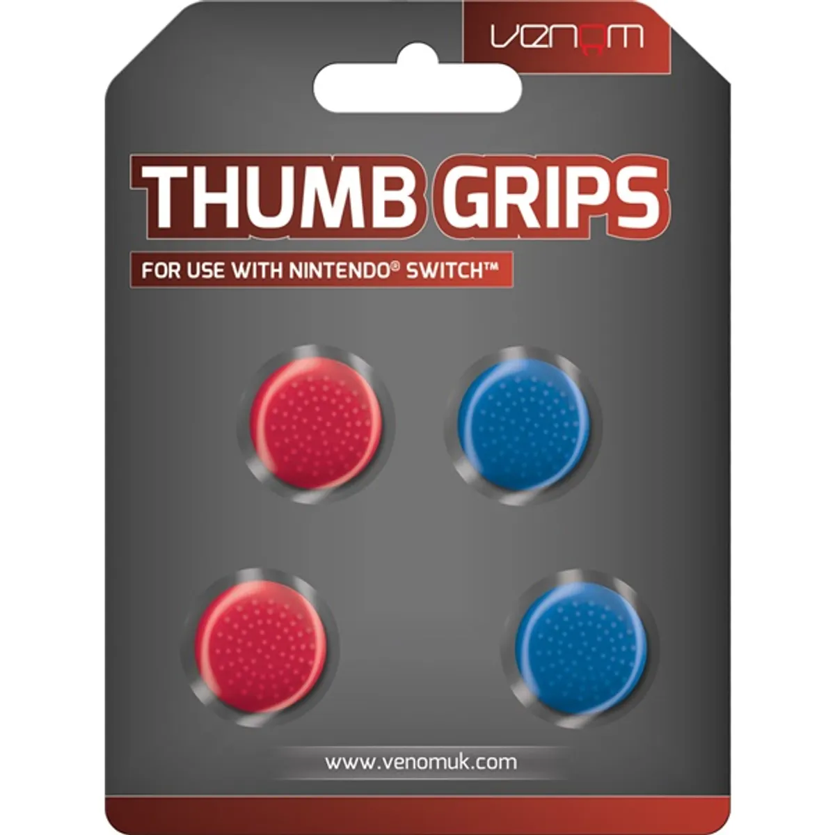 Venom VS4918 Thumb grips piros-kék Nintendo Switch kontrollerhez 4x #1