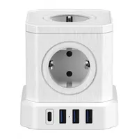 NEWELL NL4385 GaN Power Cube 9in1 5 AC 3 USB-A 1 USB-C 4000W 1.5m fehér #2
