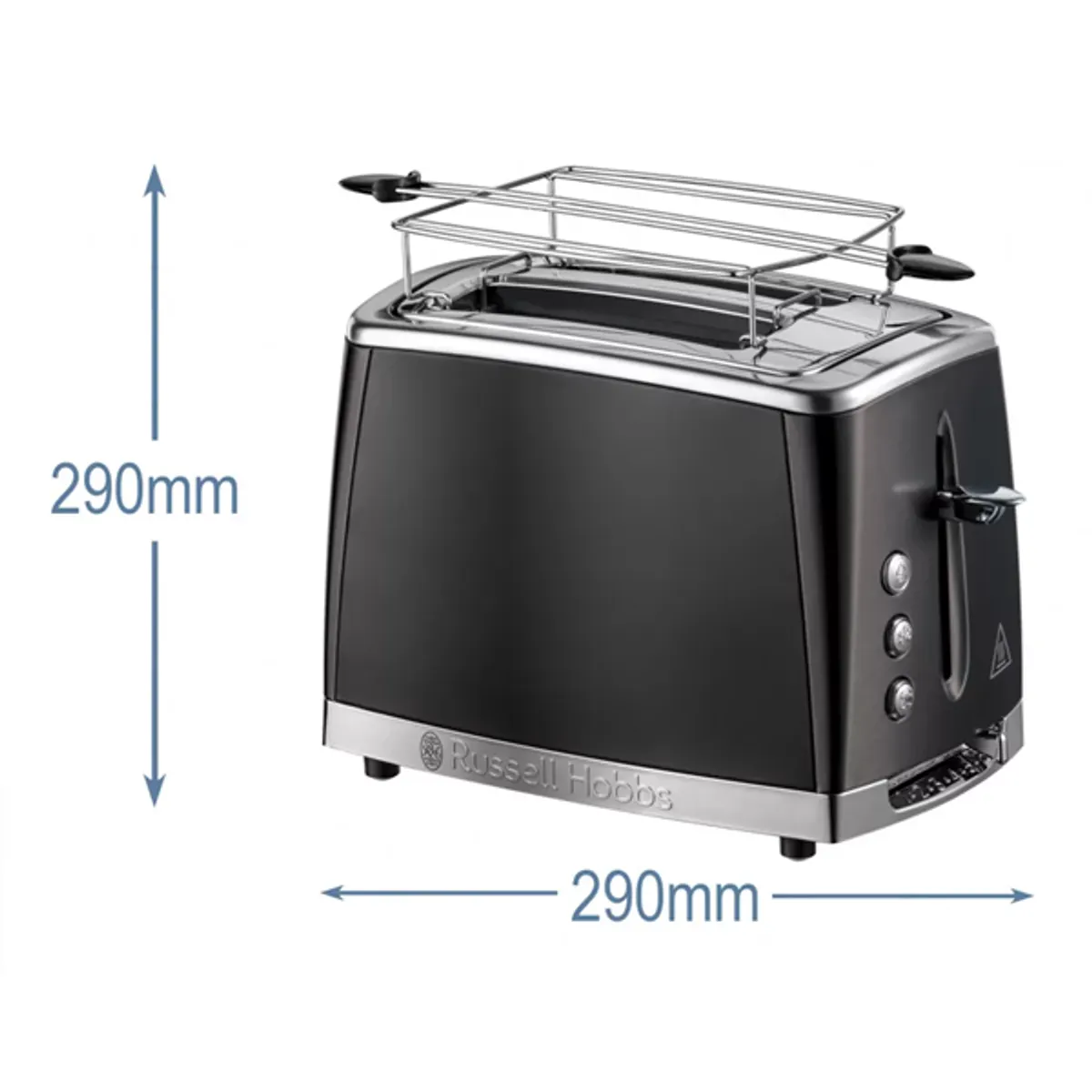 RUSSELL HOBBS 26150-56 kenyérpirító 2-szeletes matt fekete #2