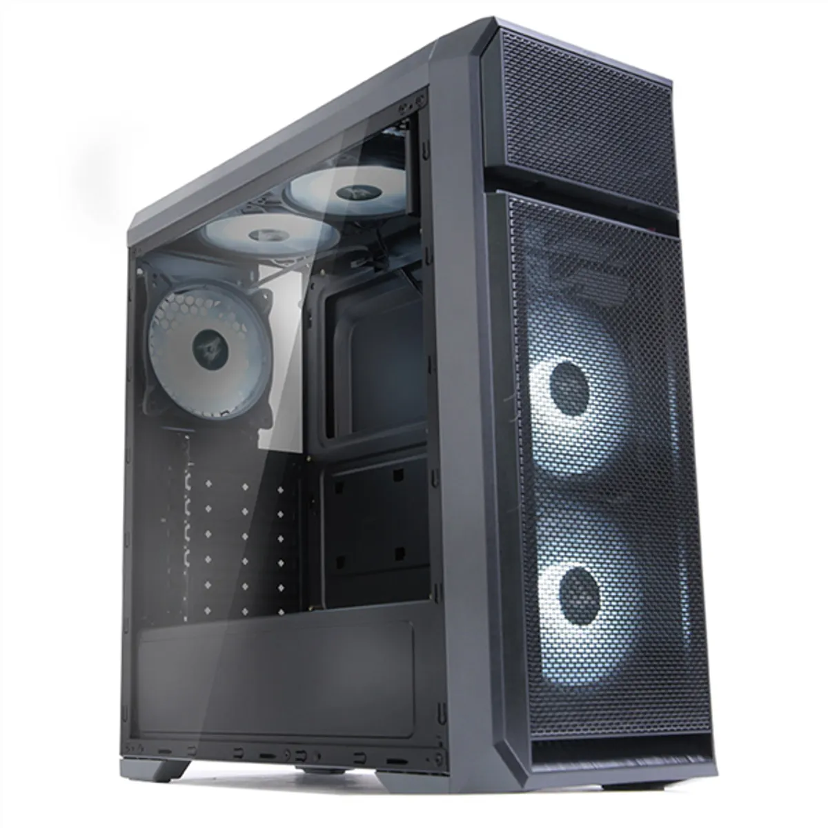 Zalman N5 OF Ház midi ATX 2x 3.5 HDD USB 3.0 audió fekete-szürke #1
