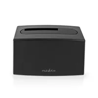 Nedis HDDUSB3210BK HDDSSD dokkoló 2 fiókos 2,5"-3,5" SATA USB 3.2 Gen1