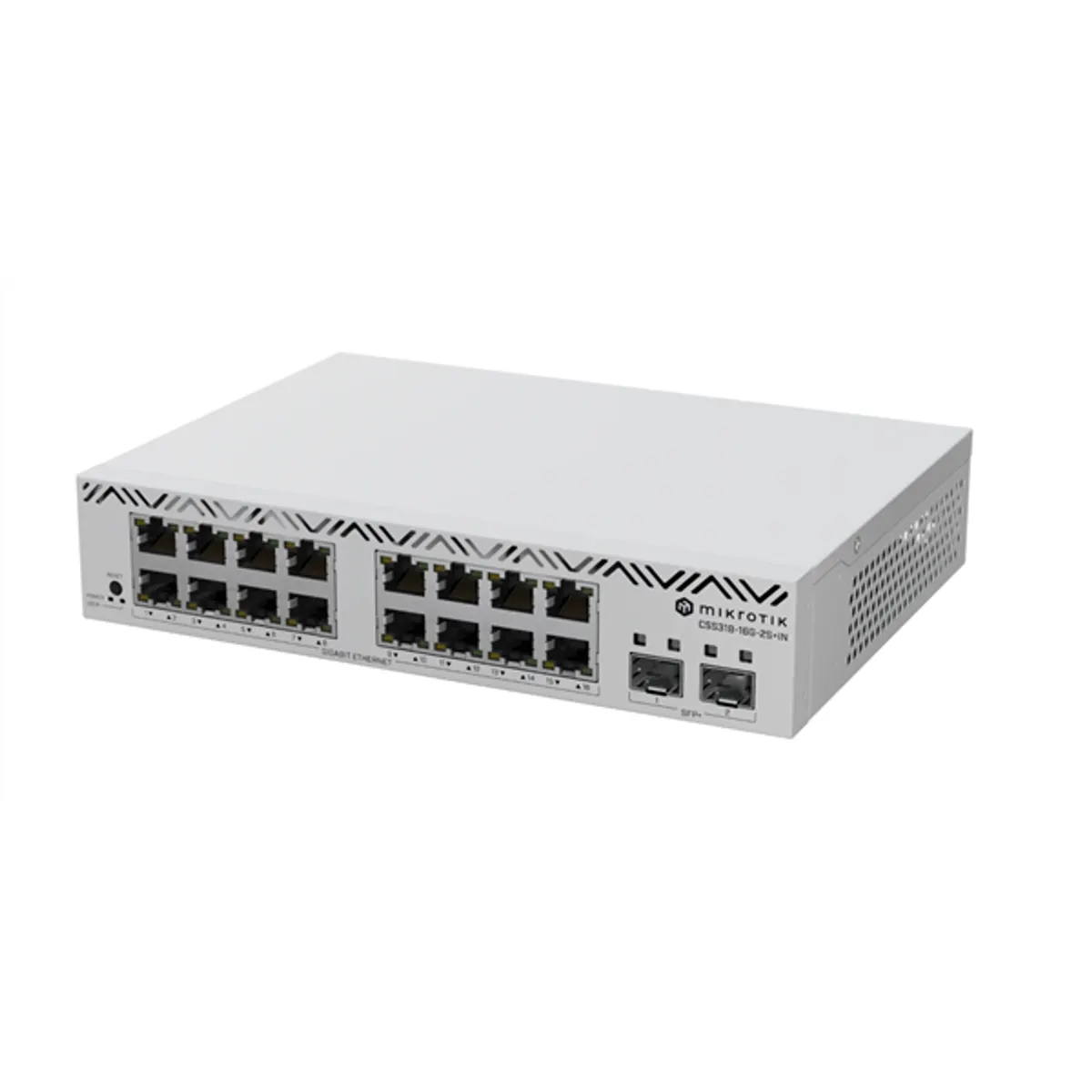 MikroTik CSS318-16G-2S+IN CSS318-16G-2S+IN 16-portos switch 2 SFP porttal rackbe szerelhető menedzselhető poe nélkül #1