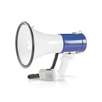 NEDIS meph200wt megafon hatótávolság 1500 m 25 W RMS beépített sziréna vállpánt levehető mikrofon #4