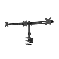 Multibrackets 7350105210372 Asztali konzol 3 képernyőre 15"-24" VESA 75x75, 8 kg képernyőnként, dőlés 20 fok, forgás 90 fok, yaw 10 fok, fekete #3