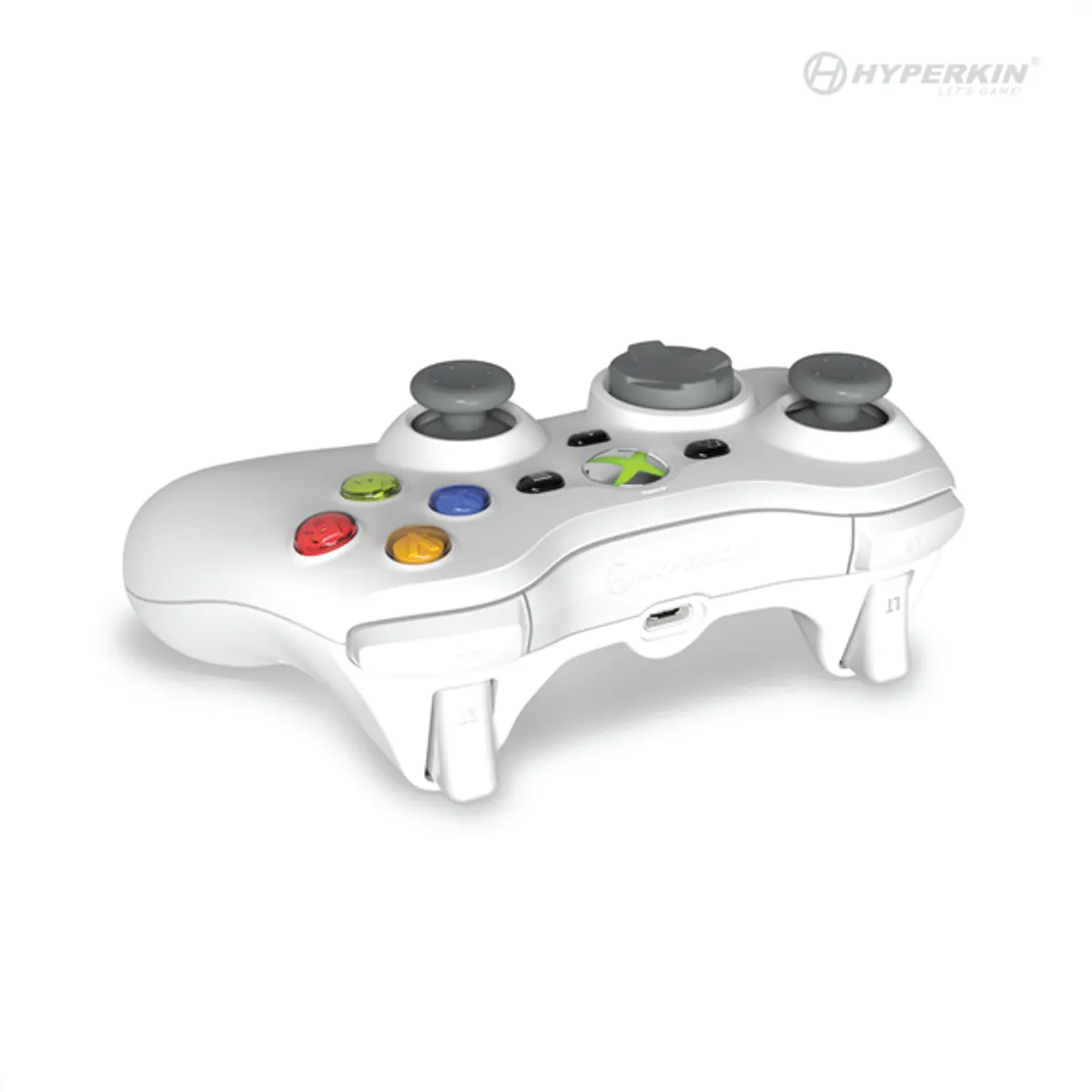 HYPERKIN M01368-WH Xenon vezetékes kontroller Xbox Series X|S, One, Windows 10 és 11, 3,5 mm fejhallgató jack, leválasztható USB-C kábel, rezgés #6