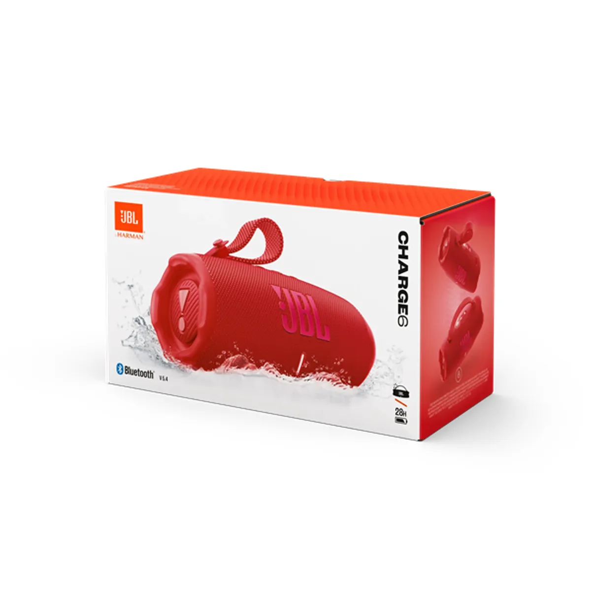 JBL JBLCHARGE6RED Charge 6 piros IP67 vízálló, porálló beépített powerbank Bluetooth 5.4 45 W RMS #8