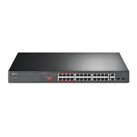 TP-LINK TL-SL1226P 24-portos PoE switch 250 W PoE 2 GbE RJ45 2 kombó SFP nem menedzselhető