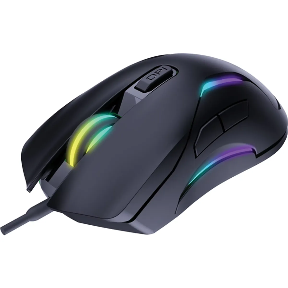 Sandberg 640-27 LightFlow 6D usb 2.0 dpi 1200-3600 6 gomb Huano kapcsoló 1,5 m szövött kábel led #2
