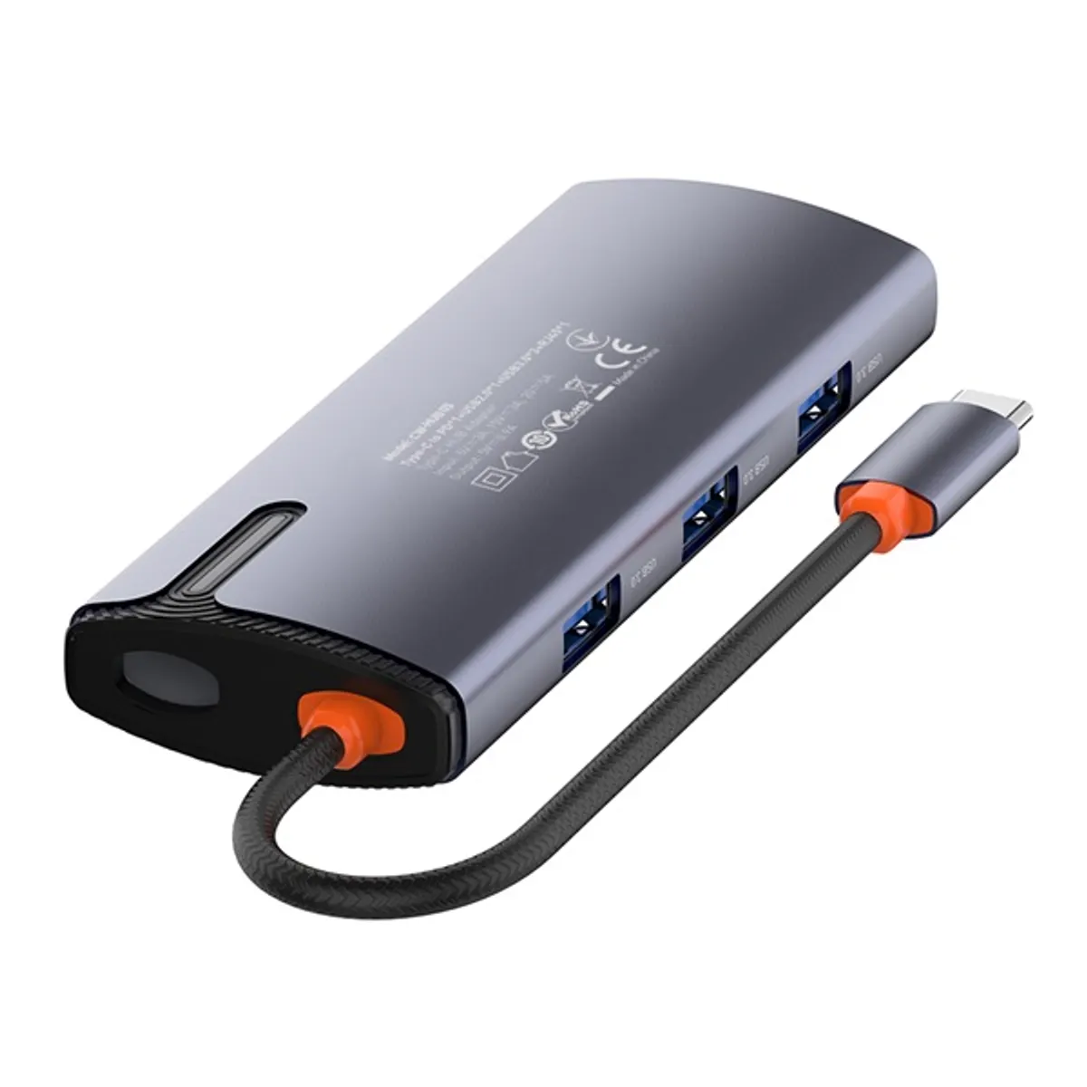 COLORWAY CW-HUB03 USB-elosztó dokkolóállomás USB-C PD 100W USB-A 3.0 x3 USB-A 2.0 RJ45 #10