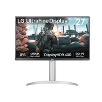 LG MON 27UP650K-W.AEU 27UP650K 27\" UHD IPS 60 Hz 5 ms HDR HDMI DP 100x100 VESA forgatható állítható magasság fejhallgató kimenet
